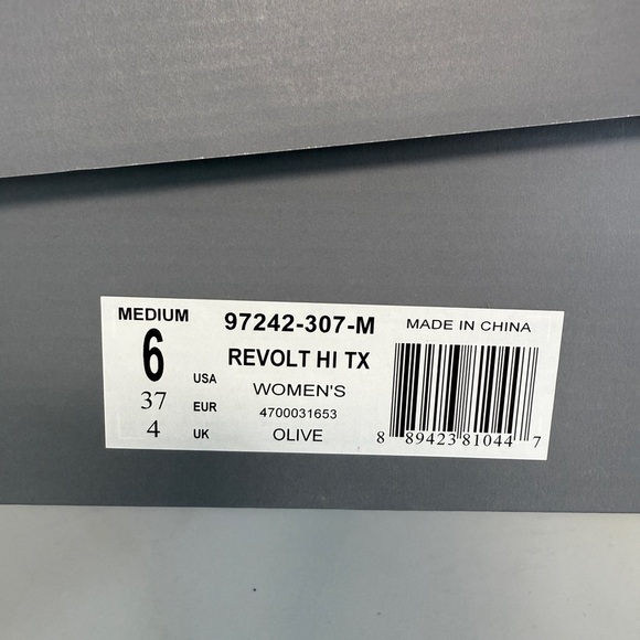 Palladium Womens 6 Revolt HI TX Platform Boots Olive 97242-307-M New - Picture 6 of 7